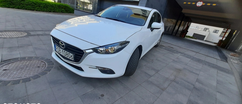 Mazda 3 cena 52700 przebieg: 72800, rok produkcji 2017 z Warszawa małe 781